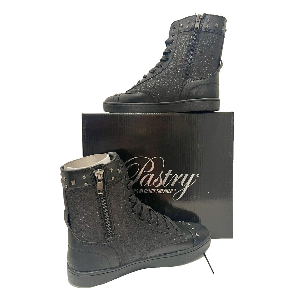 Pastry Womens Dance Military Glitz Boot Black Size 7 🔥NEW🔥 PA161020 Sparkle - Picture 7 of 16